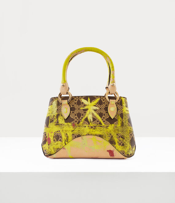 Vivienne Westwood Britney Small Handbag in PAINT ON ORBORAMA